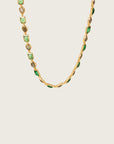 Lumera necklace - Labradorite / Green Tourmaline - necklace