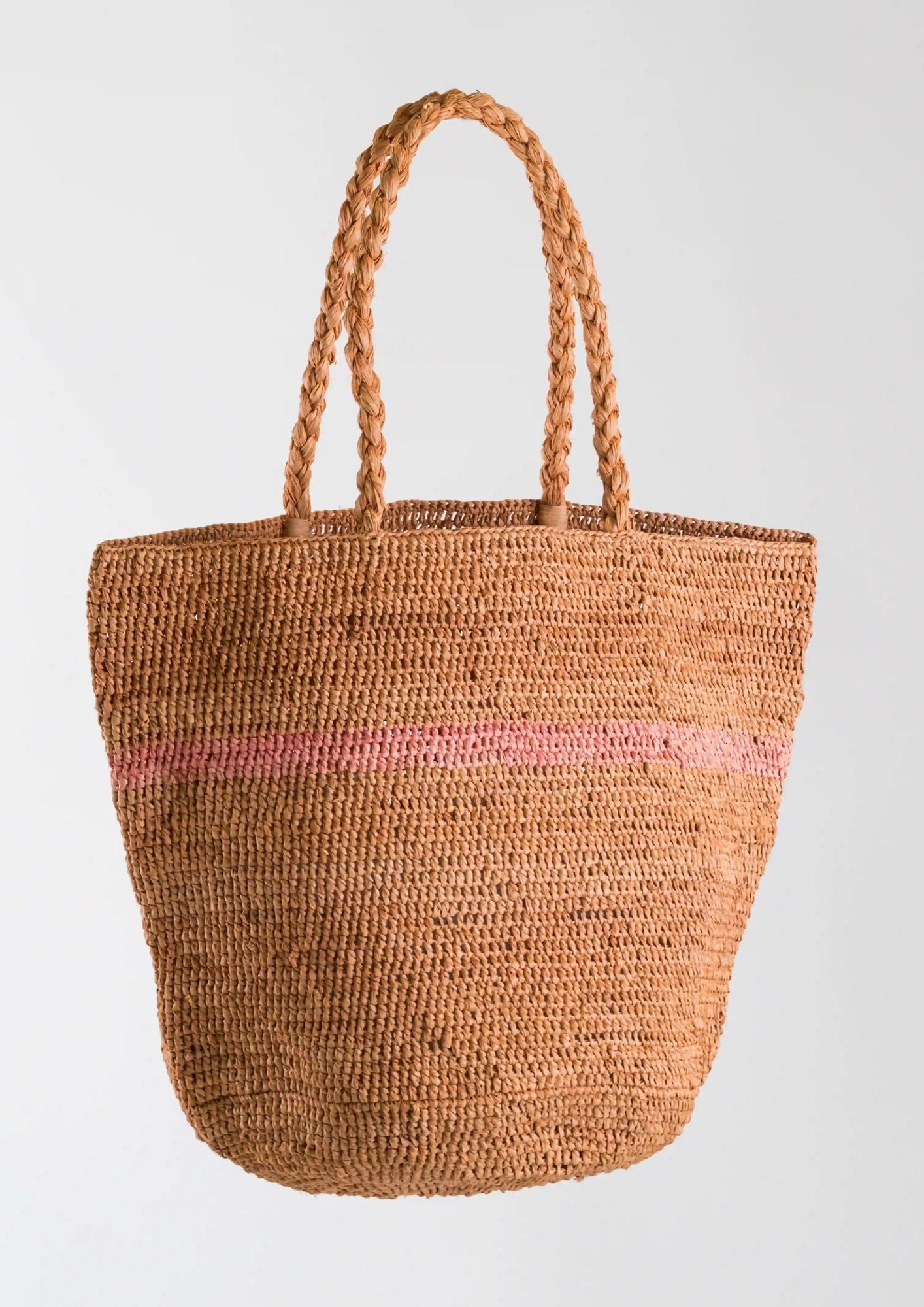 Alice M Stripe Bag - Tea-Pink - Bag