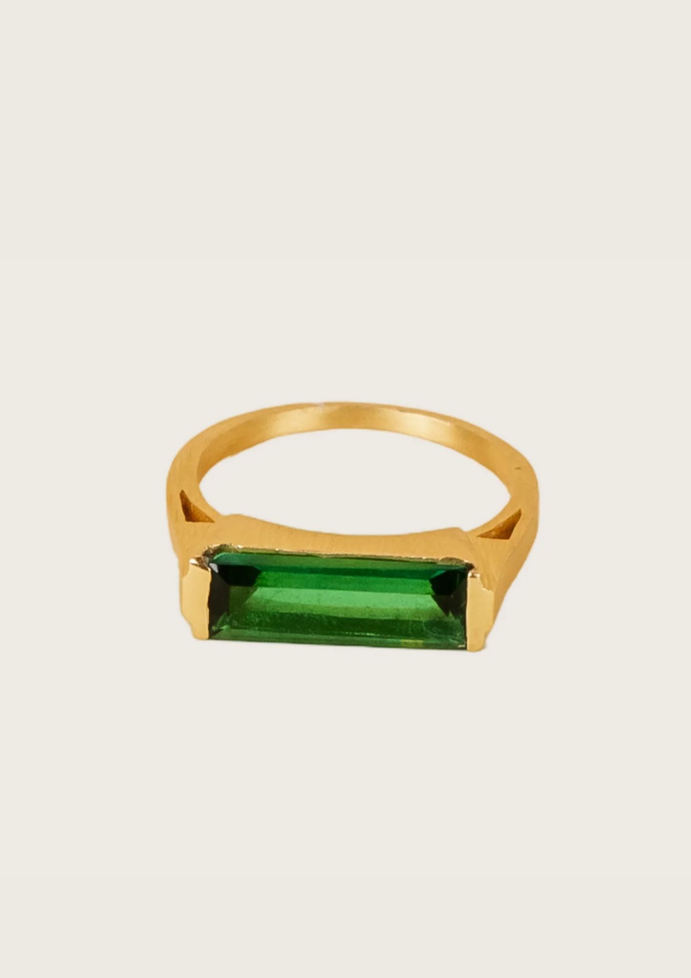 Geam ring - Green Tourmaline / 52 - ring
