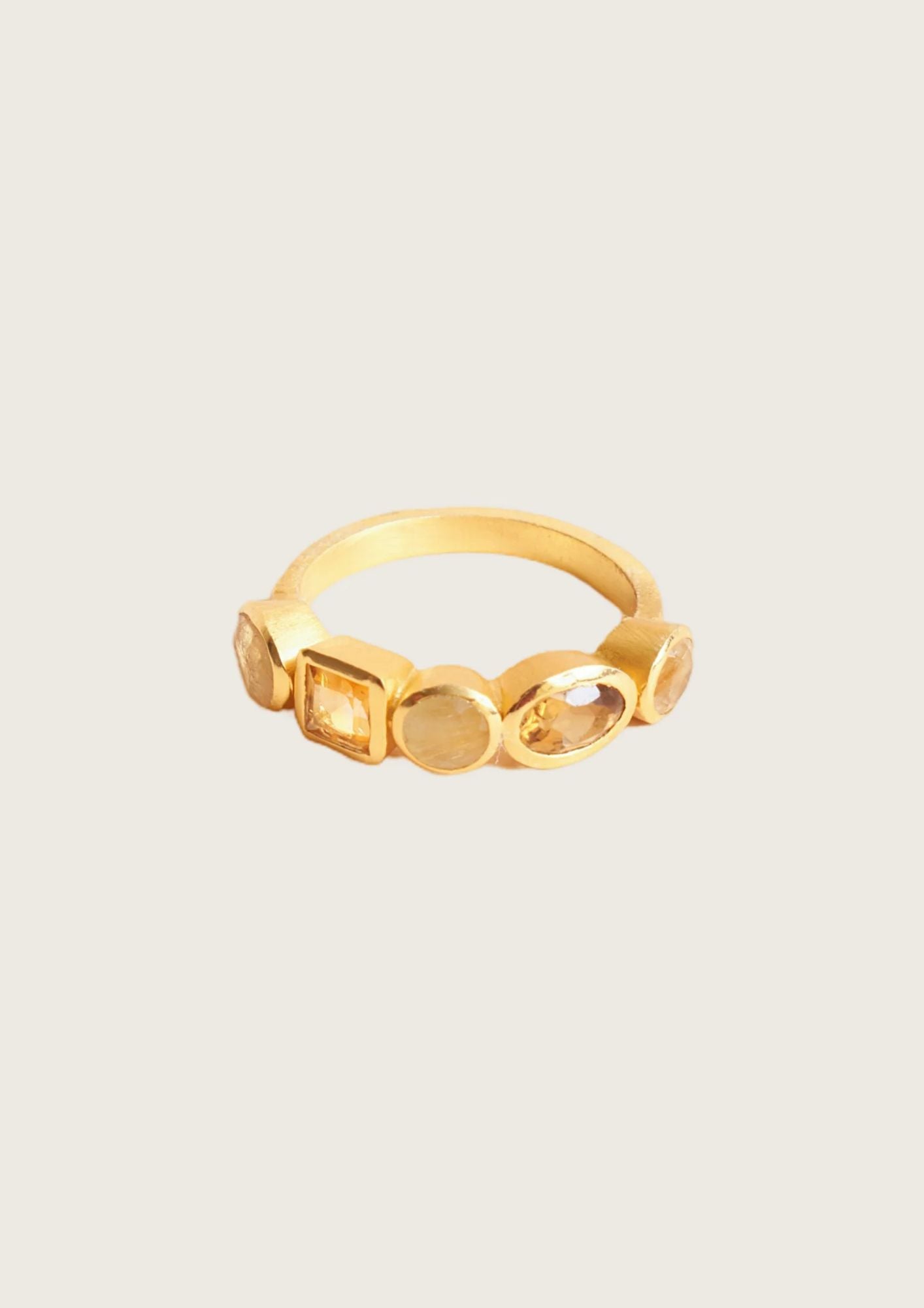 Jasni ring - Citrine / Golden Rutilated / 52 - ring