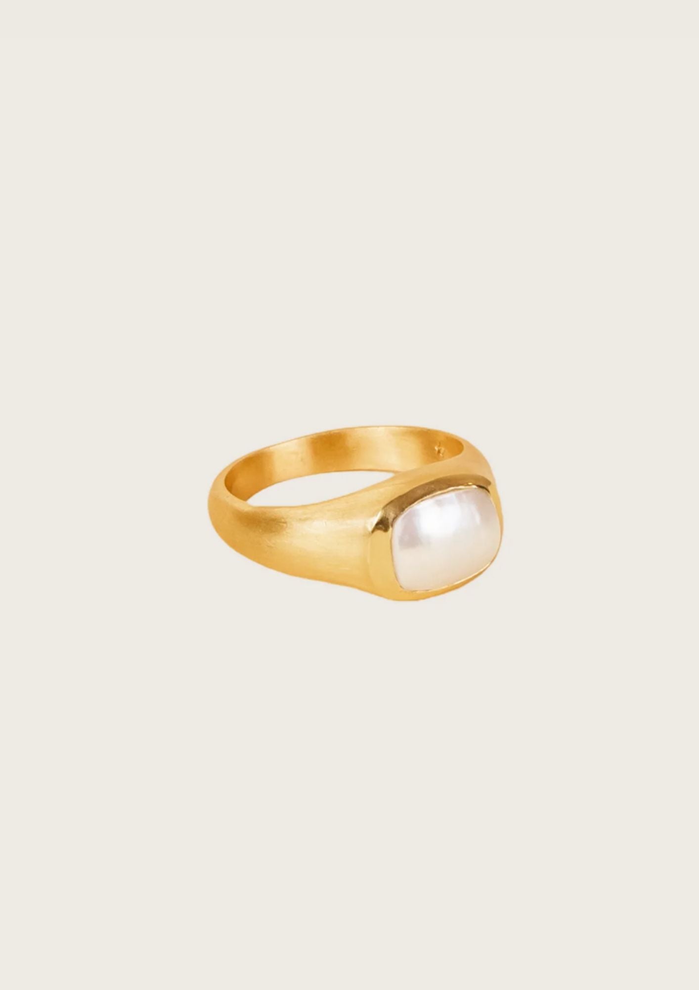 Lustrae ring - Freshwater Pearl / 52 - ring