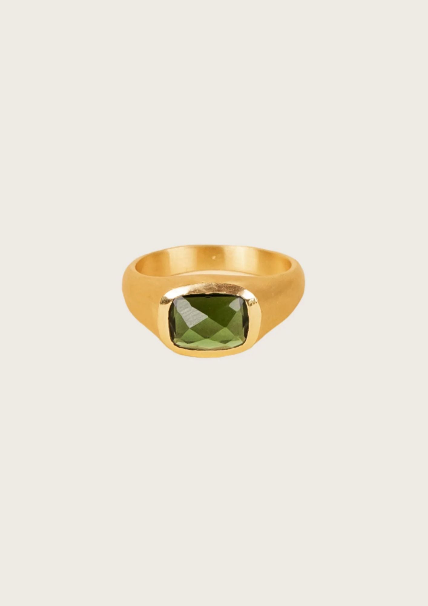 Lustrae ring - Green Tourmaline / 52 - ring